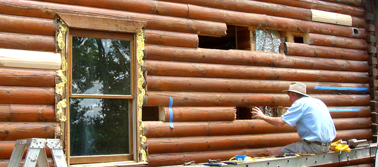 Log Home Repair Gainesville, Alabama