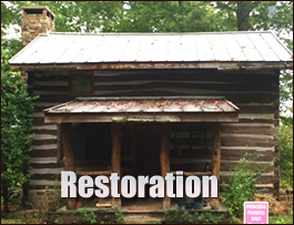 Historic Log Cabin Restoration  Sumter County, Alabama